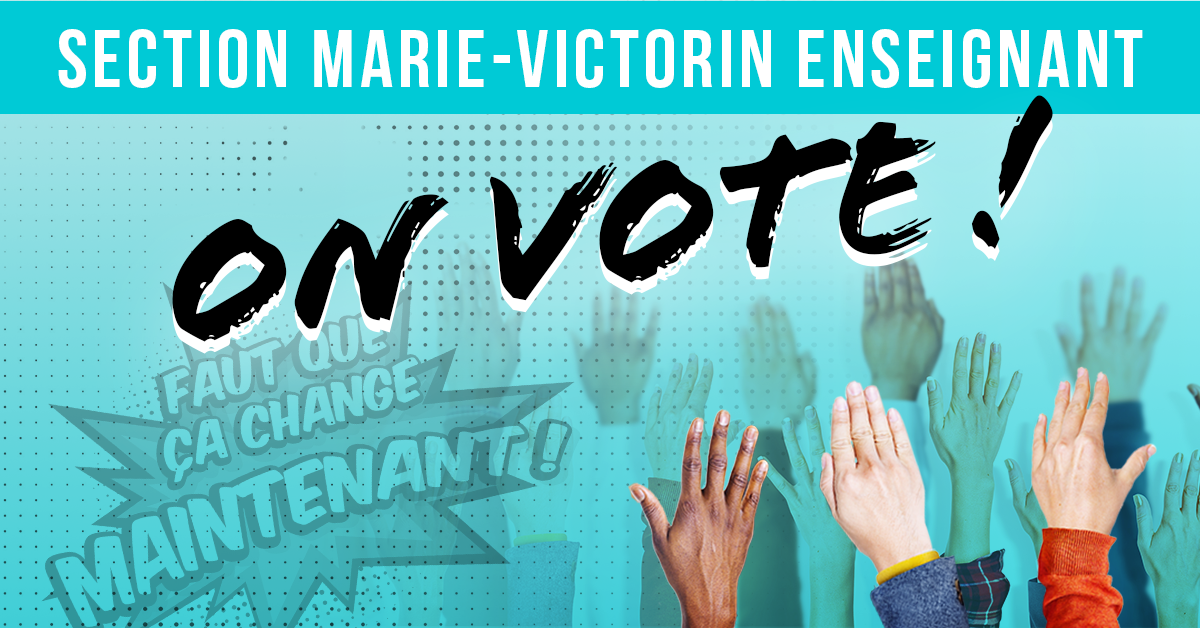On vote! Syndicat de Champlain